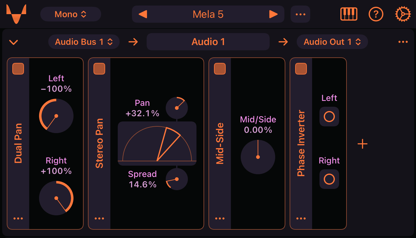 New Modules in Mela 5